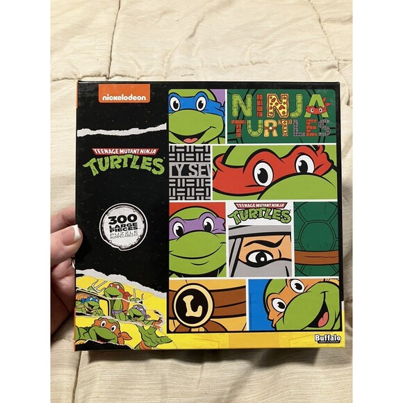 Teenage Mutant Ninja Turtles 300 Large Pieces Cozy Puzzle 2023 Complete TMNT - Picture 1 of 4